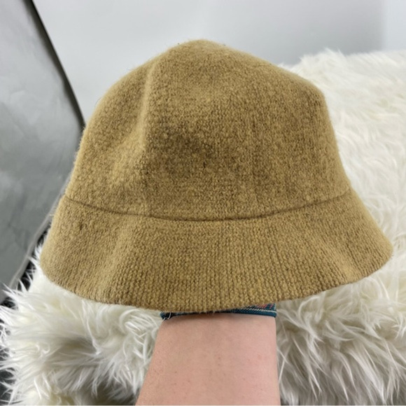 Vintage‎ J.Crew wool blend bucket hat tan women’s - Picture 1 of 4
